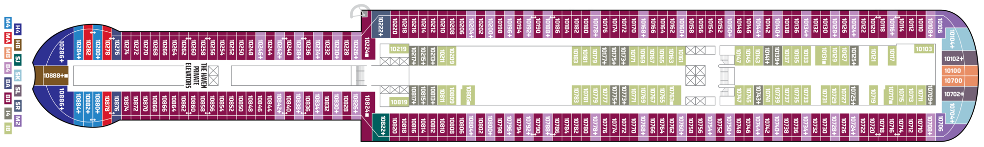 Deck 10 plan